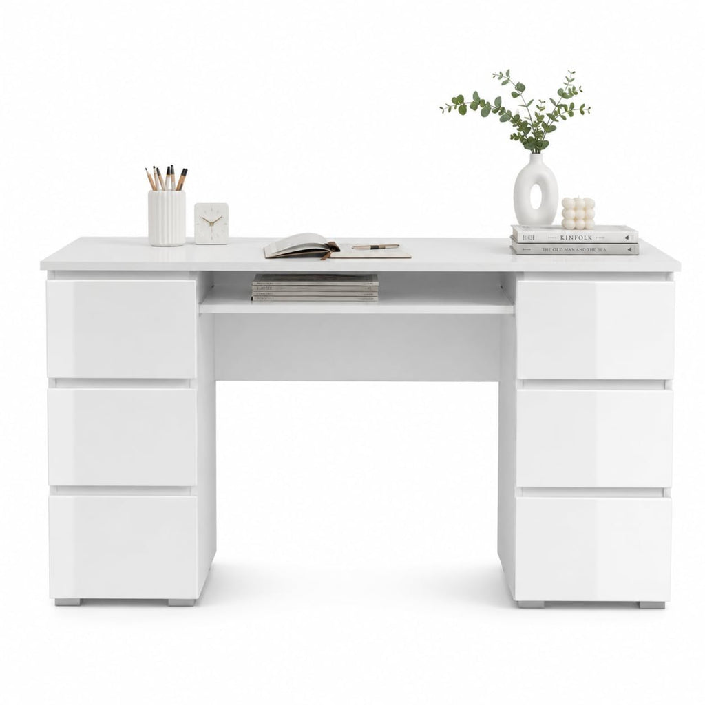 Oaklyn Modern Dressing  Vanity Desk with Multipurpose Makeup & Study Table